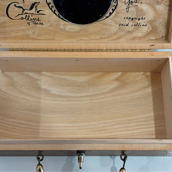 Vintage Enid Collins of Texas "For the Birds" Signed Wooden Box Bag Purse 60s - Picture 10 of 12